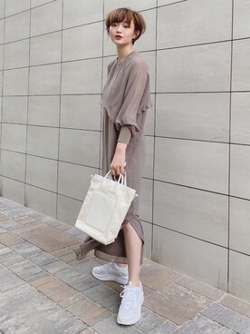 ワンピース ドレス ブラウン系 を使った人気ファッションコーディネート Wear