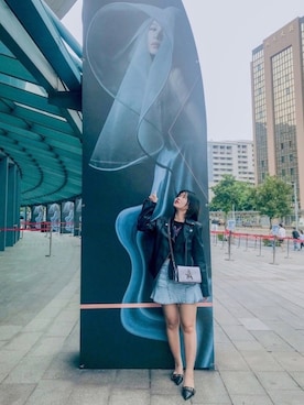 「NET（ネット）のアイテム（その他アウター）」を使った、びさん（レディース・158cm）の秋コーディネート
