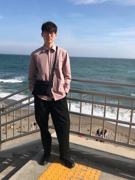 エディさん（メンズ・180cm）の春コーディネート