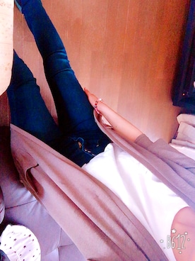 「CLOSE-UP（クローズアップ）のアイテム（パンツ）」を使った、riipoさん（レディース・153cm）の夏コーディネート