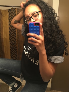 「WILDFANG（ワイルドファング）のアイテム」を使った、Nieshさん（レディース・163cm）の春コーディネート