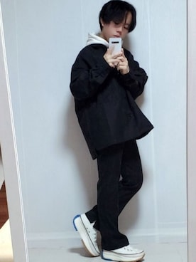 「select MOCA（セレクトモカ）のアイテム（パンツ）」を使った、nguy huu baolngさん（メンズ・163cm）の春コーディネート