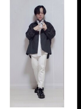 「Heather（ヘザー）のアイテム」を使った、nguy huu baolngさん（メンズ・163cm）の春コーディネート