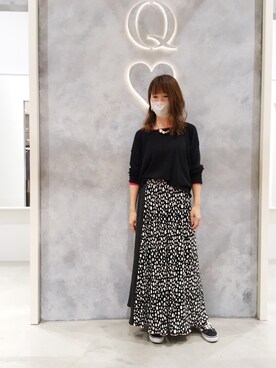 「Q（キュー）のアイテム（その他）」を使った、TERAOさん（レディース・158cm）の秋コーディネート