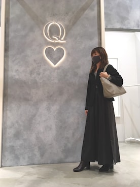 「Q（キュー）のアイテム（テーラードジャケット）」を使った、TERAOさん（レディース・158cm）の秋コーディネート