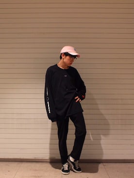 「THE TEST（ザ テスト）のアイテム（アクセサリー）」を使った、うちゅうさん（メンズ・170cm）の春コーディネート