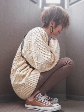 maikoさん（レディース・161cm）の冬コーディネート