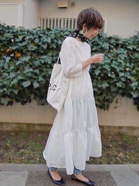 「miluu（ミルー）のアイテム」を使った、maikoさん（レディース・161cm）の春コーディネート