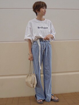 maikoさん（レディース・161cm）の夏コーディネート