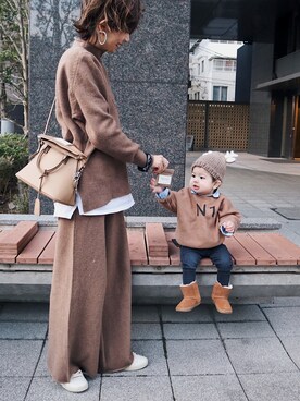 maikoさん（レディース・161cm）の冬コーディネート