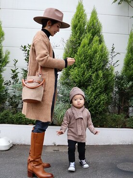 maikoさん（レディース・161cm）の冬コーディネート