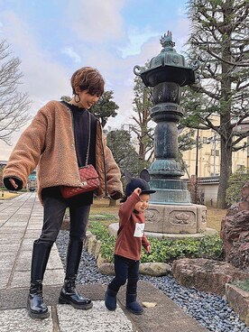 maikoさん（レディース・161cm）の冬コーディネート