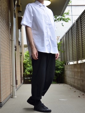 「Steven Alan（スティーブンアラン）のアイテム（レッグウェア）」を使った、たろーさん（メンズ・172cm）の夏コーディネート