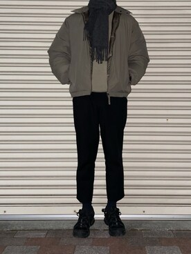 「Steven Alan（スティーブンアラン）のアイテム（レッグウェア）」を使った、たろーさん（メンズ・172cm）の冬コーディネート