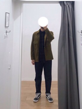 「アイテム（ブルゾン、ゴールド系）」を使った、Tzq0524さん（メンズ・179cm）の秋コーディネート