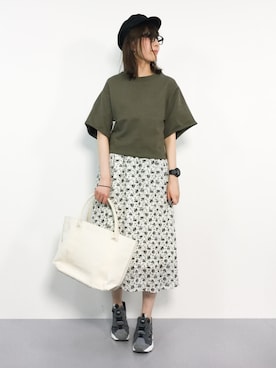 Maco.  //salon modelさん（レディース・170cm）の春コーディネート