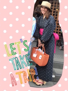 「passage mignon/flaneur（パサージュミニョンフラヌール）のアイテム（帽子）」を使った、わけありちゃん。さん（レディース・158cm）の春コーディネート