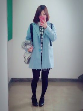 「CLEF DE SOL（CLEF DE SOL）のアイテム」を使った、わけありちゃん。さん（レディース・158cm）の冬コーディネート