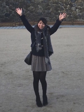 わけありちゃん。さん（レディース・159cm）の冬コーディネート