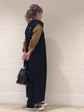 「CONVERSE TOKYO（コンバーストウキョウ）のアイテム」を使った、MANAさん（レディース・152cm）の夏コーディネート