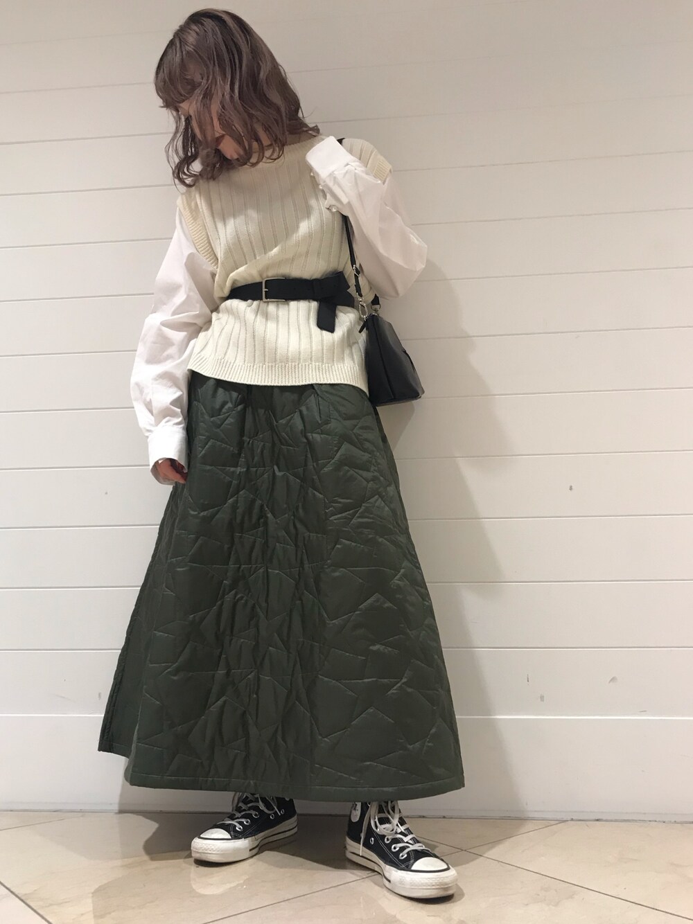 ¥30800素材【新品・未使用】CONVERSE TOKYO×MUVEIL スカート