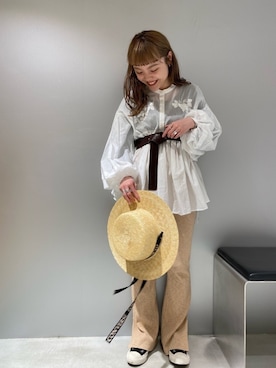 「CONVERSE TOKYO（コンバーストウキョウ）のアイテム（帽子）」を使った、MANAさん（レディース・153cm）の春コーディネート
