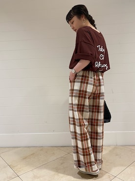 「CONVERSE TOKYO（コンバーストウキョウ）のアイテム」を使った、MANAさん（レディース・153cm）の夏コーディネート