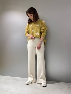「ラクーンニット」｜MANAさん（レディース・153cm）の秋コーディネート