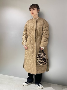 「CONVERSE TOKYO（コンバーストウキョウ）のアイテム（その他アウター）」を使った、MANAさん（レディース・153cm）の秋コーディネート
