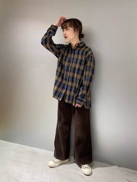 「CONVERSE TOKYO（コンバーストウキョウ）のアイテム」を使った、MANAさん（レディース・153cm）の秋コーディネート