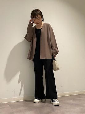 「CONVERSE TOKYO（コンバーストウキョウ）のアイテム」を使った、MANAさん（レディース・153cm）の春コーディネート