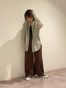 「CONVERSE TOKYO（コンバーストウキョウ）のアイテム」を使った、MANAさん（レディース・153cm）の春コーディネート