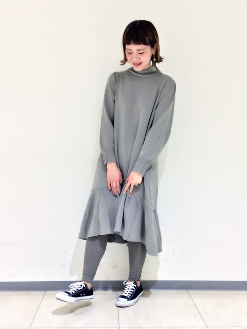 A K A N E 靴下屋ルミネ立川 Haco のワンピースを使ったコーディネート Wear