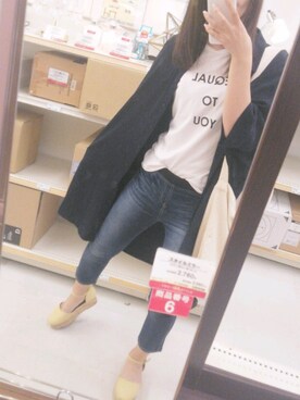 「THEORIA（セオリア）のアイテム」を使った、b u l eさん（レディース・158cm）の夏コーディネート