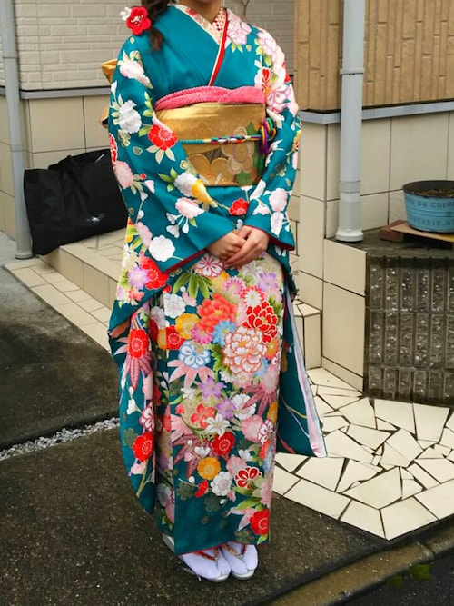 ウ イ 振袖modeの着物 浴衣を使ったコーディネート Wear