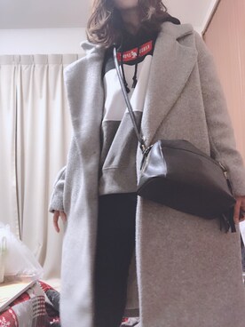 「ARROW（アロー）のアイテム（ジャケット/アウター）」を使った、b u l eさん（レディース・158cm）の冬コーディネート