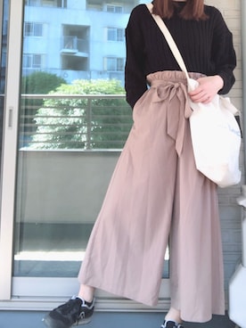 「Right-on（ライトオン）のアイテム」を使った、b u l eさん（レディース・158cm）の春コーディネート