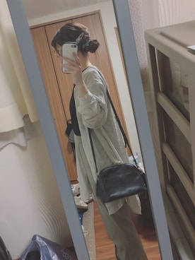 「アイテム（PC・スマホグッズ/家電）」を使った、b u l eさん（レディース・158cm・20代）の秋コーディネート