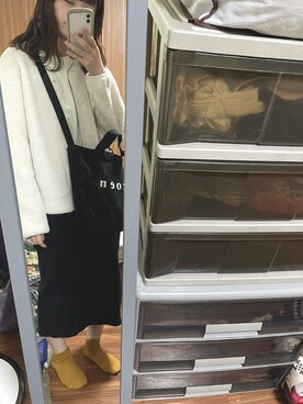 「アイテム（PC・スマホグッズ/家電）」を使った、b u l eさん（レディース・158cm・20代）の秋コーディネート