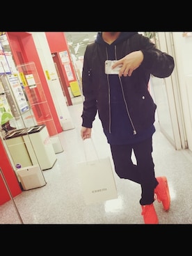 かたよせさん（メンズ・165cm）の冬コーディネート