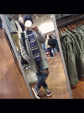 かたよせさん（メンズ・165cm）の春コーディネート