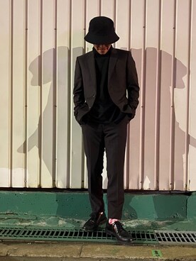 「JOHN LAWRENCE SULLIVAN（ジョンローレンスサリバン）のアイテム（スーツジャケット）」を使った、Koho     U170さん（メンズ・165cm）の春コーディネート
