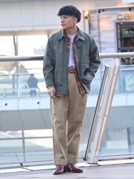 ナカヤマさん（メンズ・171cm）の冬コーディネート