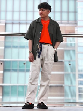 ナカヤマさん（メンズ・171cm）の春コーディネート