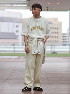 「SMITH'S（スミス）のアイテム」を使った、ナカヤマさん（メンズ・172cm）の夏コーディネート