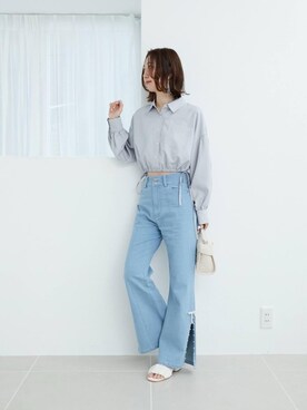 「かジュアル」｜nanaさん（レディース・158cm）の春コーディネート