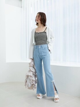 「かジュアル」｜nanaさん（レディース・158cm）の春コーディネート