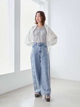 「かジュアル」｜nanaさん（レディース・158cm）の春コーディネート