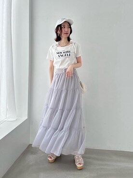 「ブルべ夏」｜nanaさん（レディース・158cm）の春コーディネート