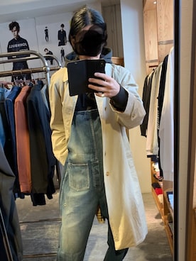 「STUSSY（ステューシー）のアイテム（その他アウター）」を使った、代表理事さん（メンズ・180cm）の春コーディネート